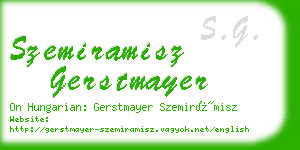 szemiramisz gerstmayer business card